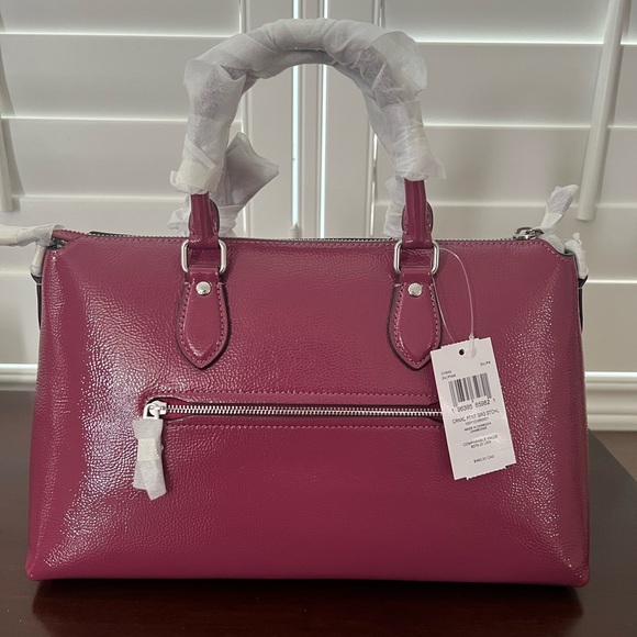 Coach Georgia Satchel in Crinkle Pink Leather! CV942 New w/Tags! - Picture 2 of 9